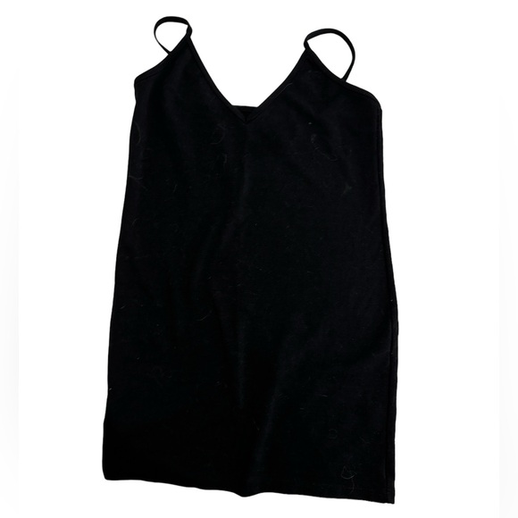 UNIF Dresses & Skirts - UNIF Spaghetti Strap Plain Black Under Dress (Ultra Mini!!)
